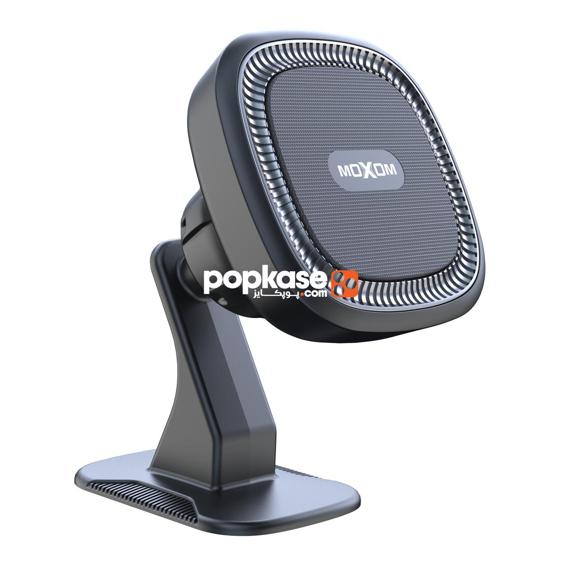 MOXOM MX-VS85 – Support Magnétique Métal 360° pour Voiture et Bureau – Noir